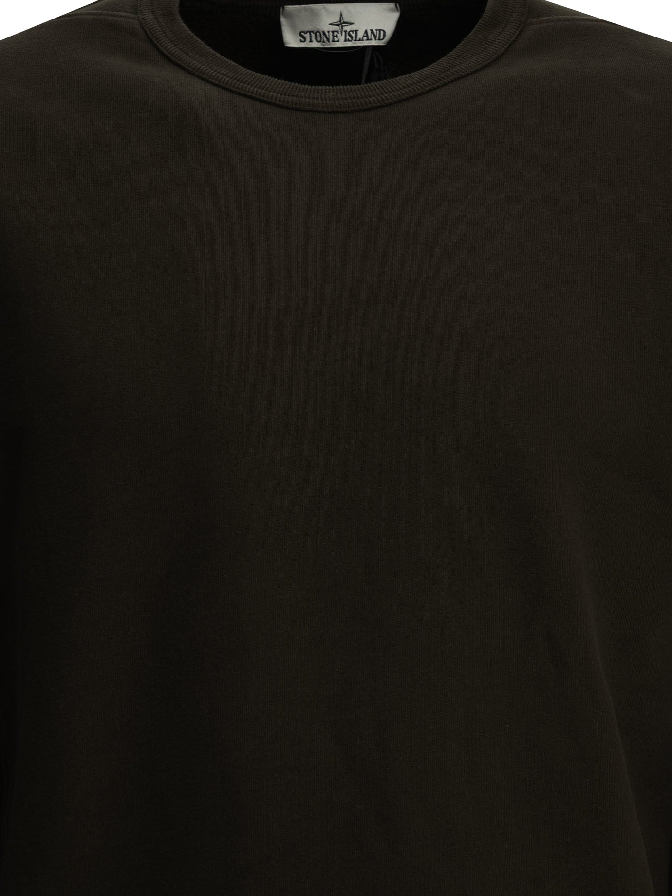 Stone Island Crewneck sweatshirt with logo - Grey