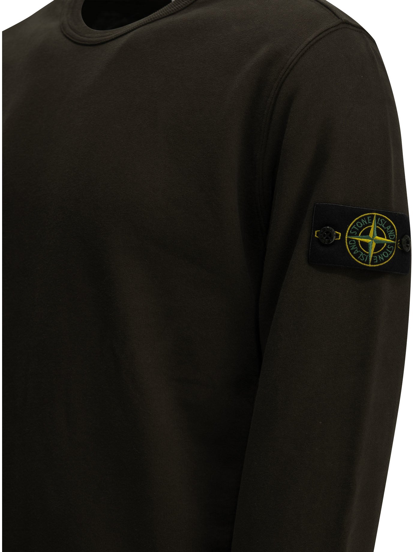 Stone Island Crewneck sweatshirt with logo - Grey