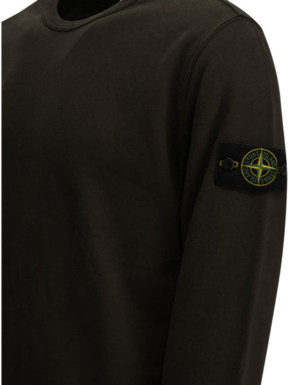 Stone Island Crewneck sweatshirt with logo - Grey
