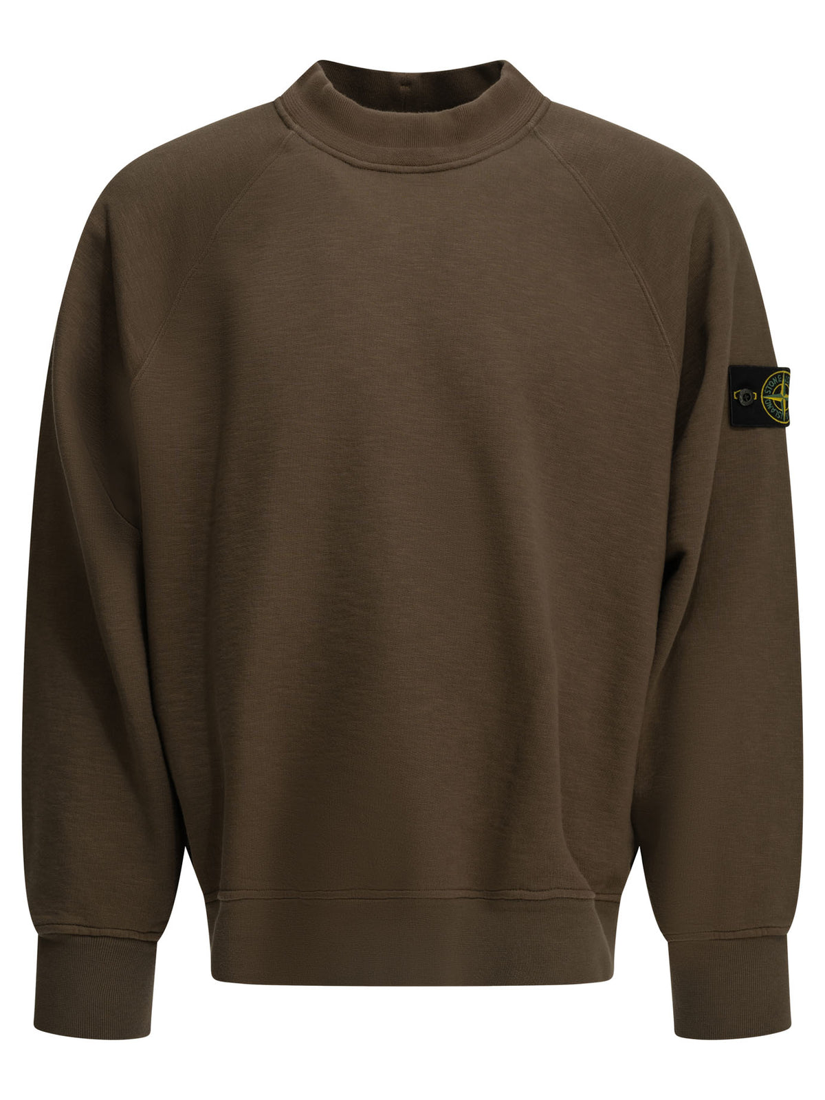 Stone Island "Tubular" Crew-Neck Sweatshirt - Brown