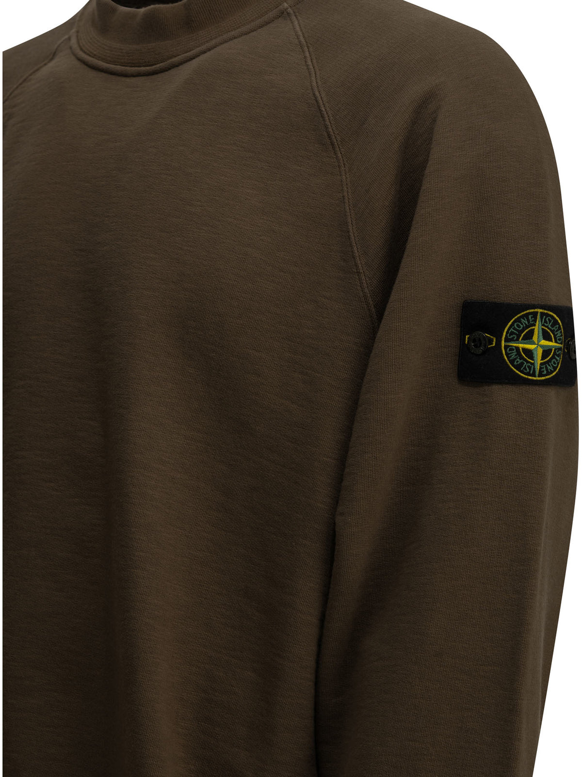 Stone Island "Tubular" Crew-Neck Sweatshirt - Brown