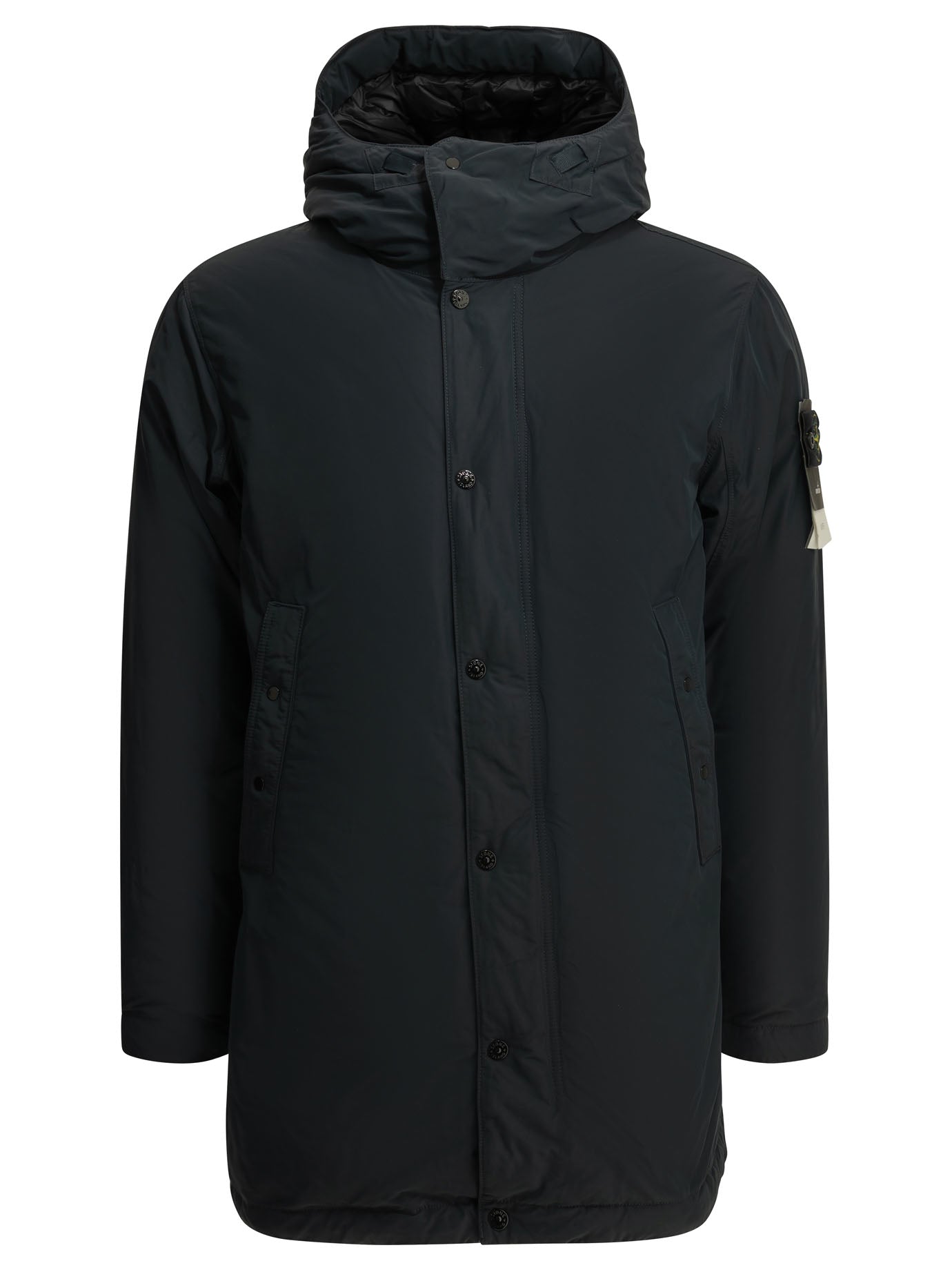 Stone Island "Micro Reps" Parka - Blue