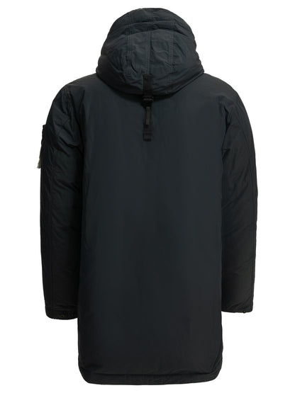 Stone Island "Micro Reps" Parka - Blue