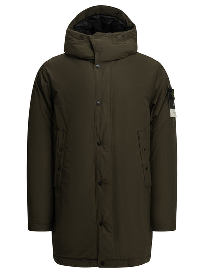 Stone Island "Micro Reps" Parka - Brown