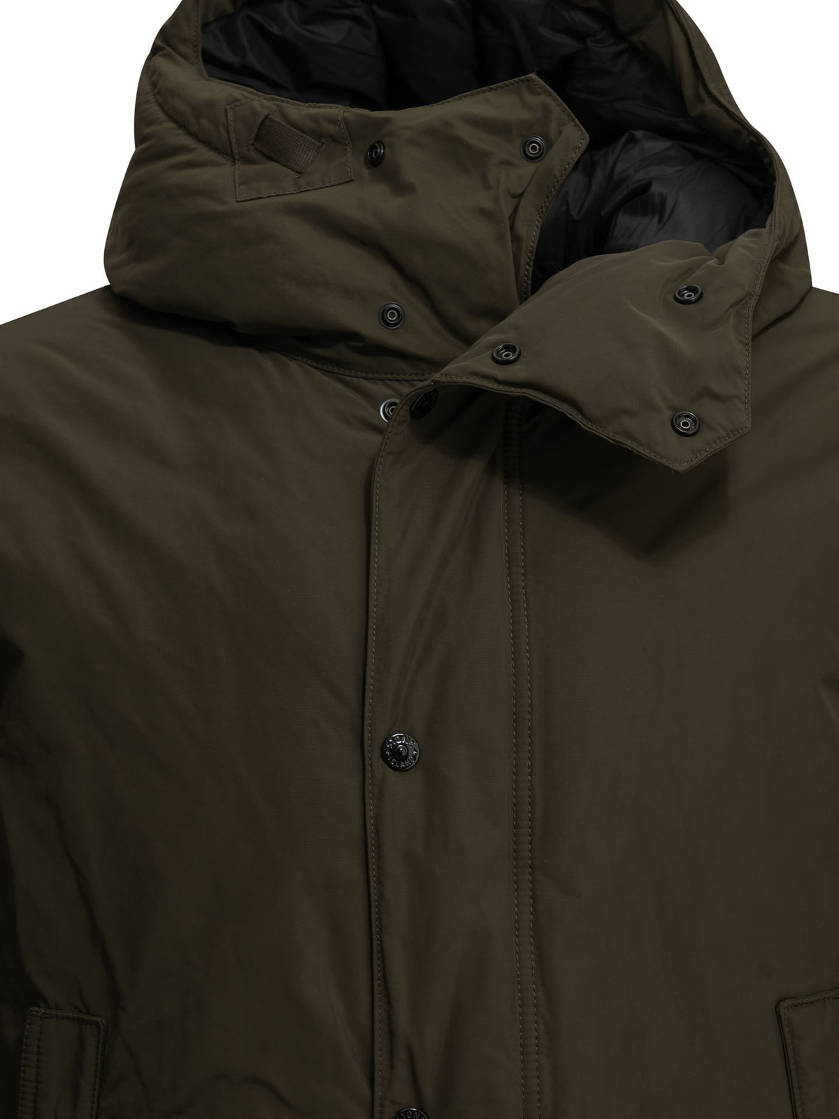 Stone Island "Micro Reps" Parka - Brown