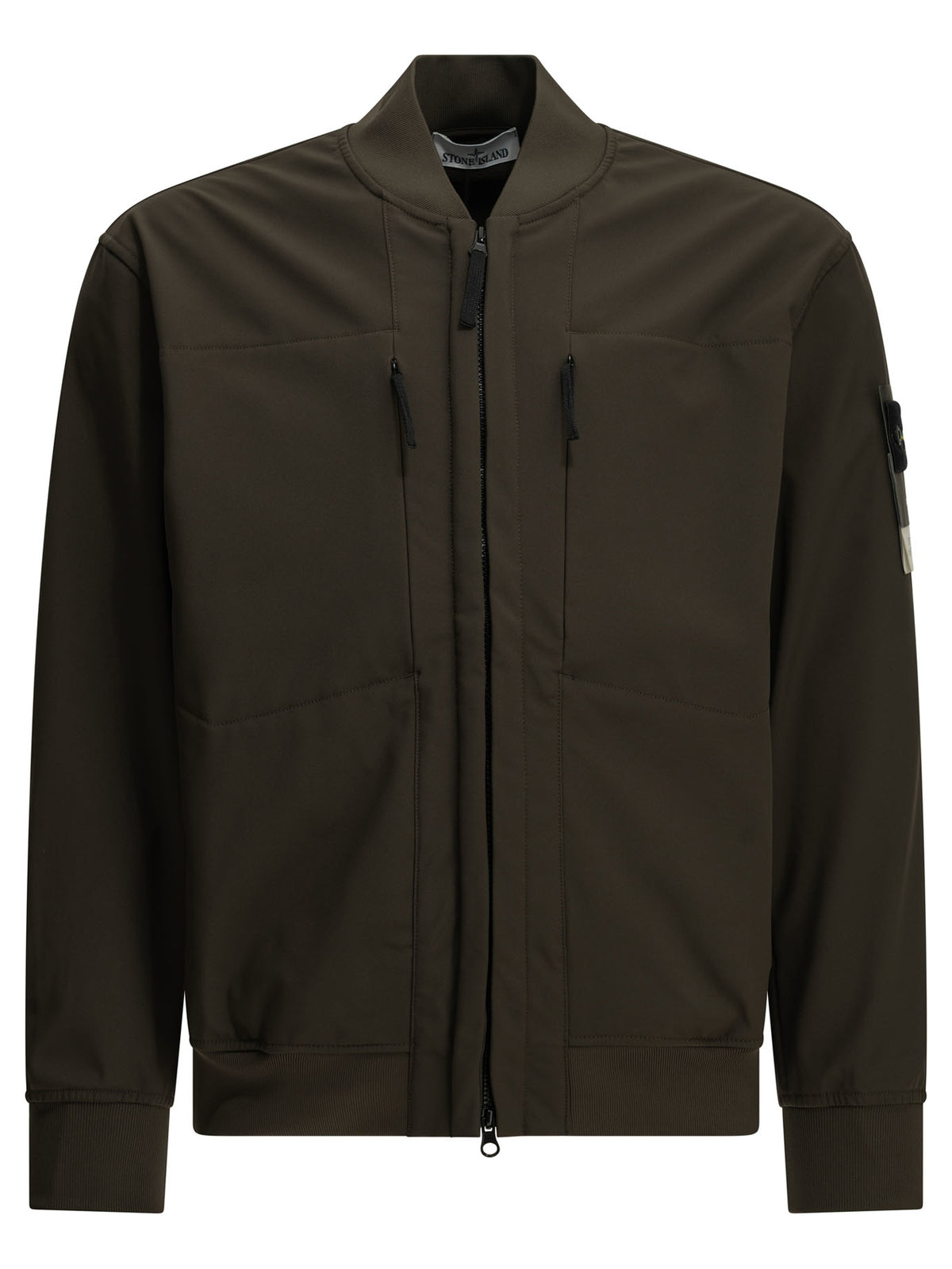 Stone Island "Soft Shell" Bomber Jacket - Green