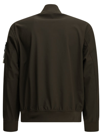 Stone Island "Soft Shell" Bomber Jacket - Green