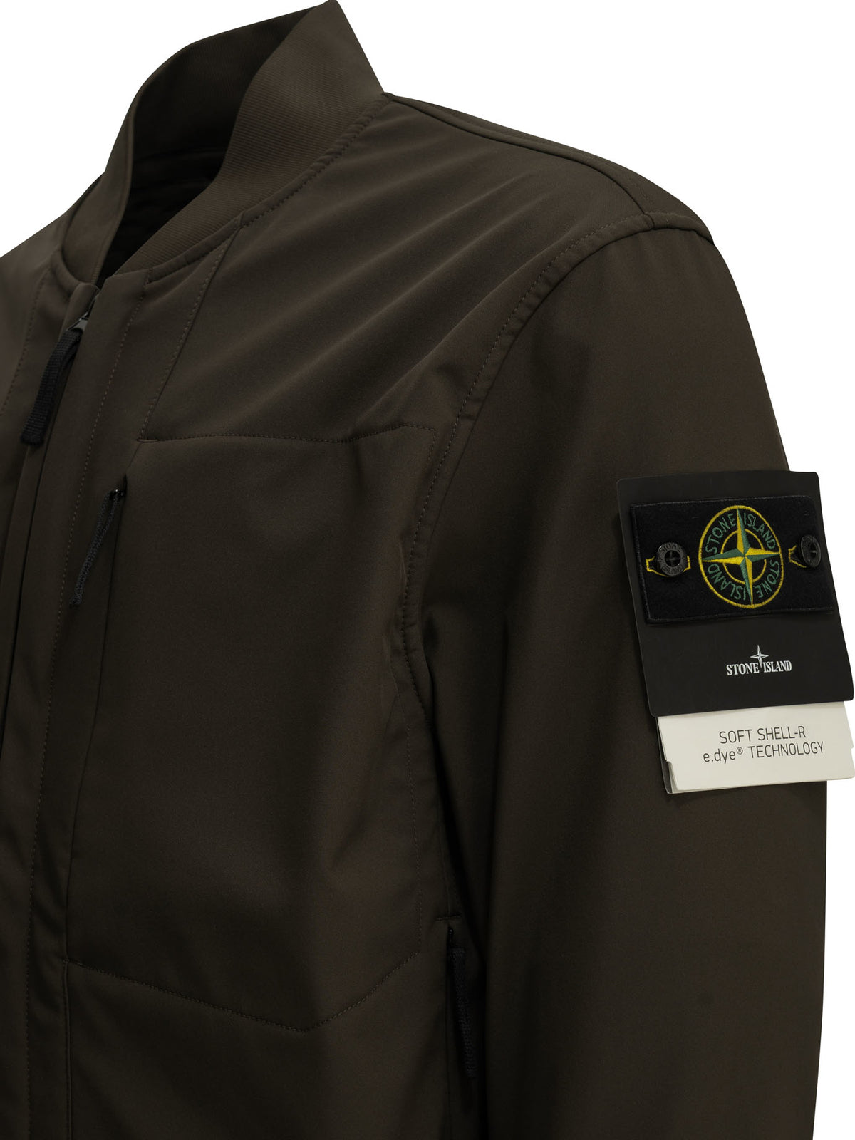 Stone Island "Soft Shell" Bomber Jacket - Green