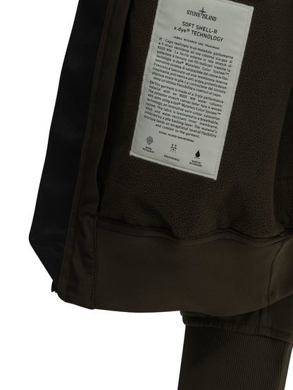 Stone Island "Soft Shell" Bomber Jacket - Green