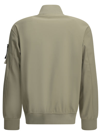 Stone Island "Soft Shell" Bomber Jacket - Beige
