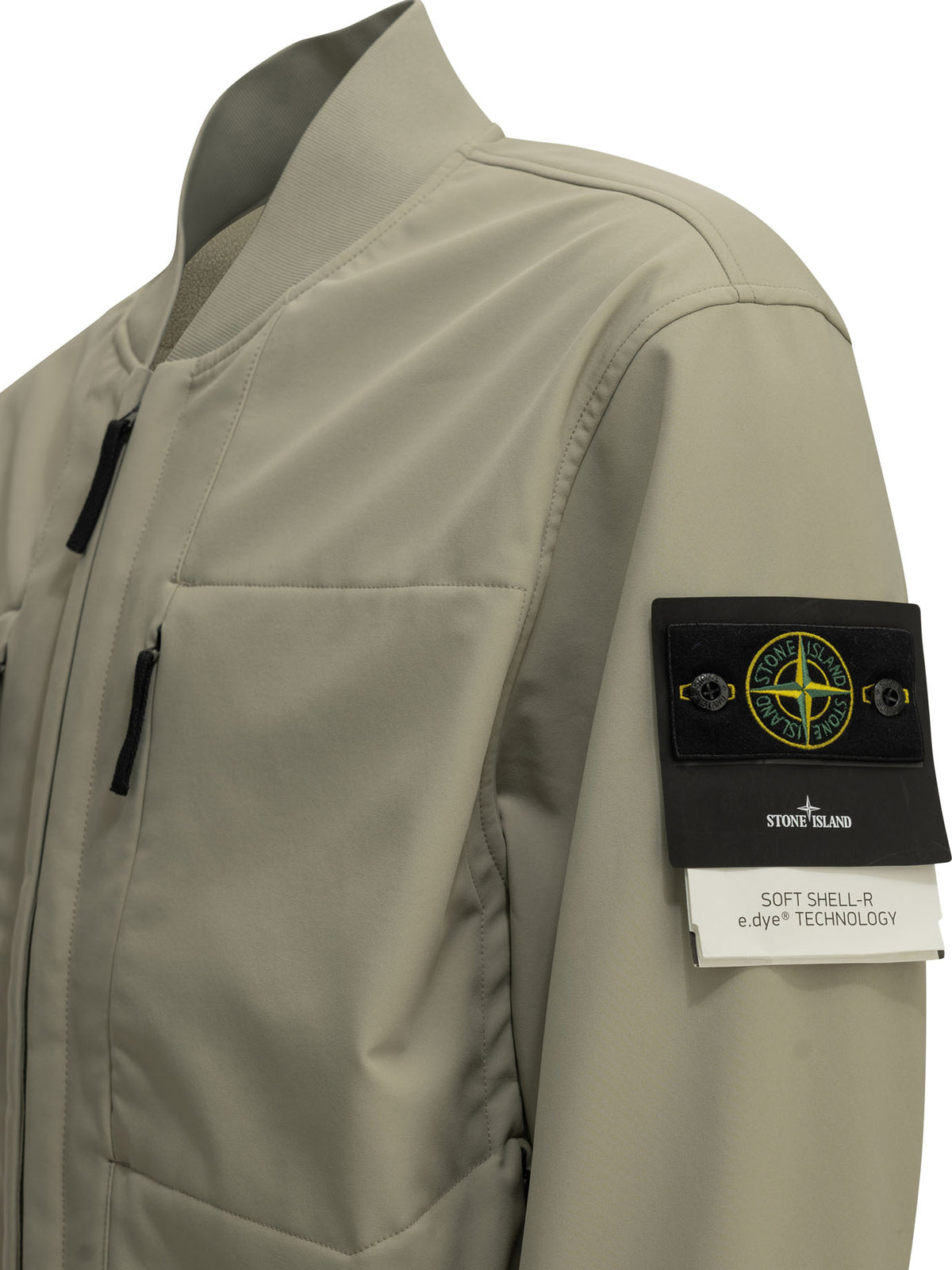 Stone Island "Soft Shell" Bomber Jacket - Beige