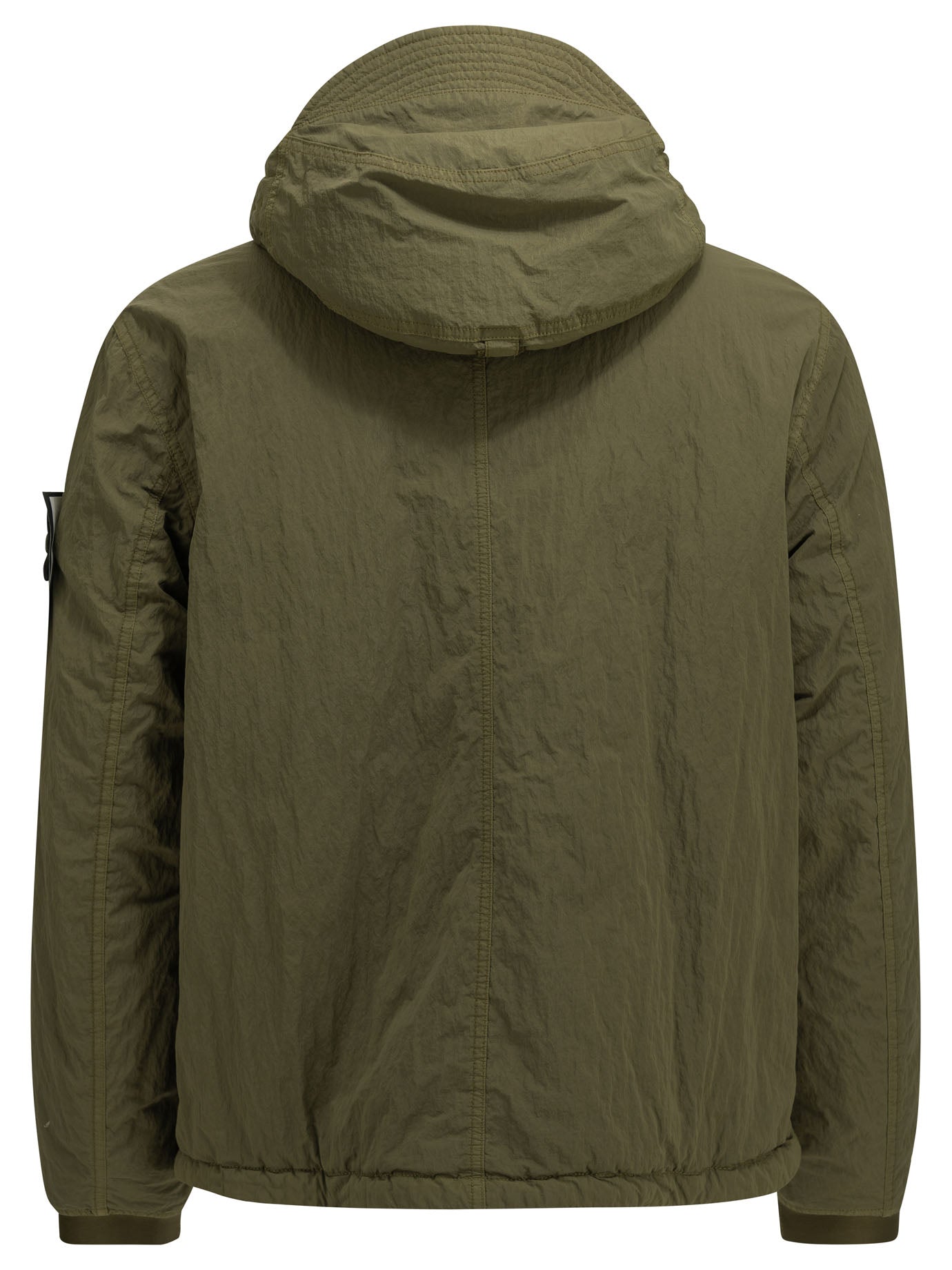 Stone Island "Warp Rib" Parka - Green