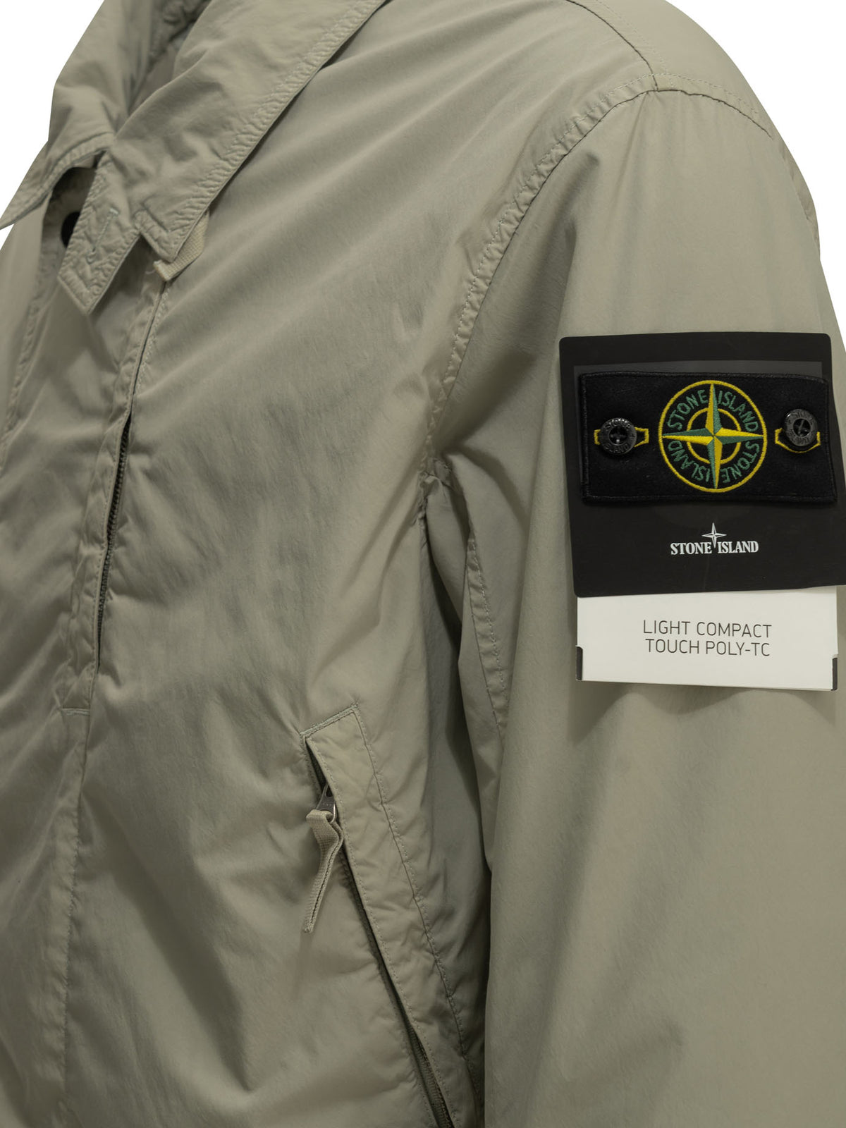 Stone Island "Light Compact" Padded Jacket - Beige