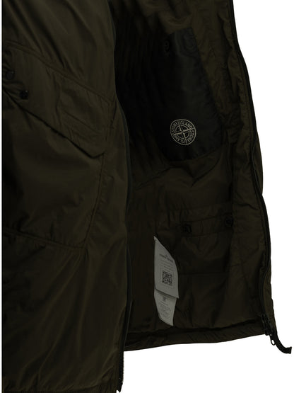 Stone Island "Ultralight Nylon" Padded Jacket - Green