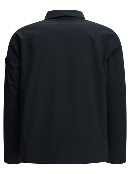 Stone Island "Soft Shell" Padded Jacket - Blue