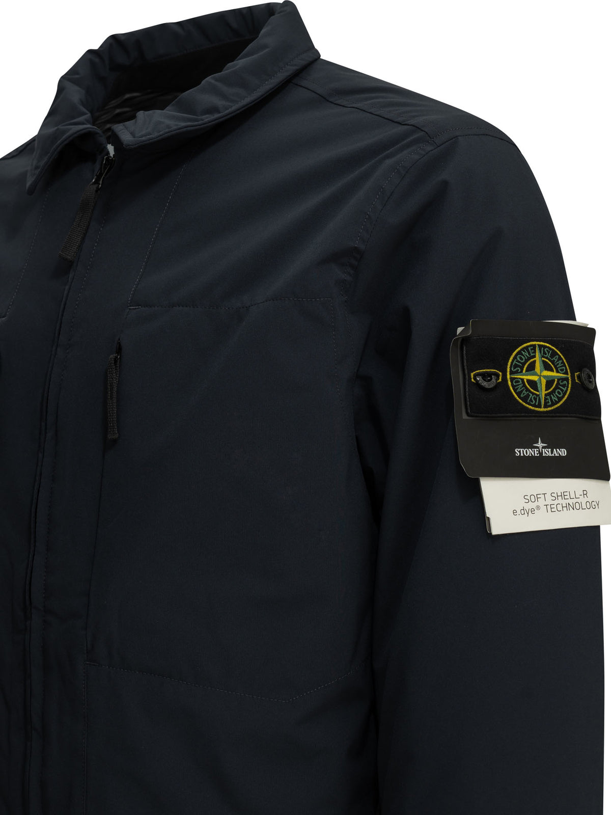 Stone Island "Soft Shell" Padded Jacket - Blue
