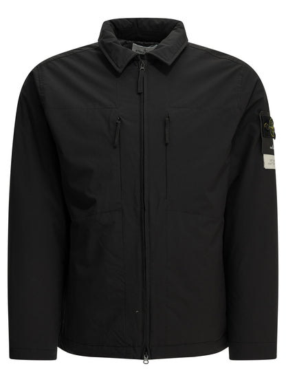 Stone Island "Soft Shell" Padded Jacket - Black