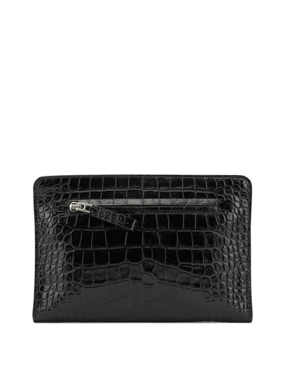 Tom Ford Leather Document Holder - Black