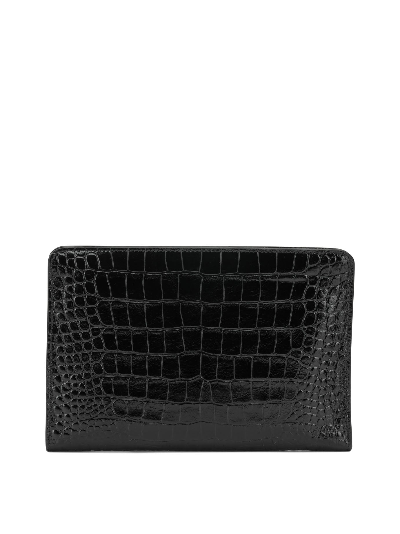 Tom Ford Leather Document Holder - Black