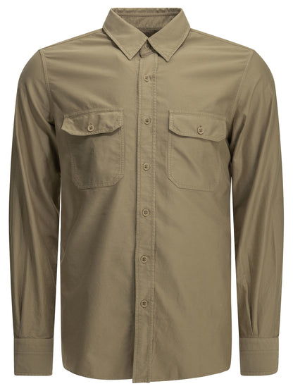 Tom Ford "Military" Casual Shirt - Beige