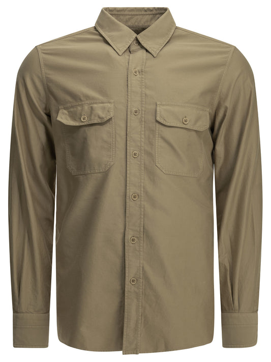 Tom Ford "Military" Casual Shirt - Beige