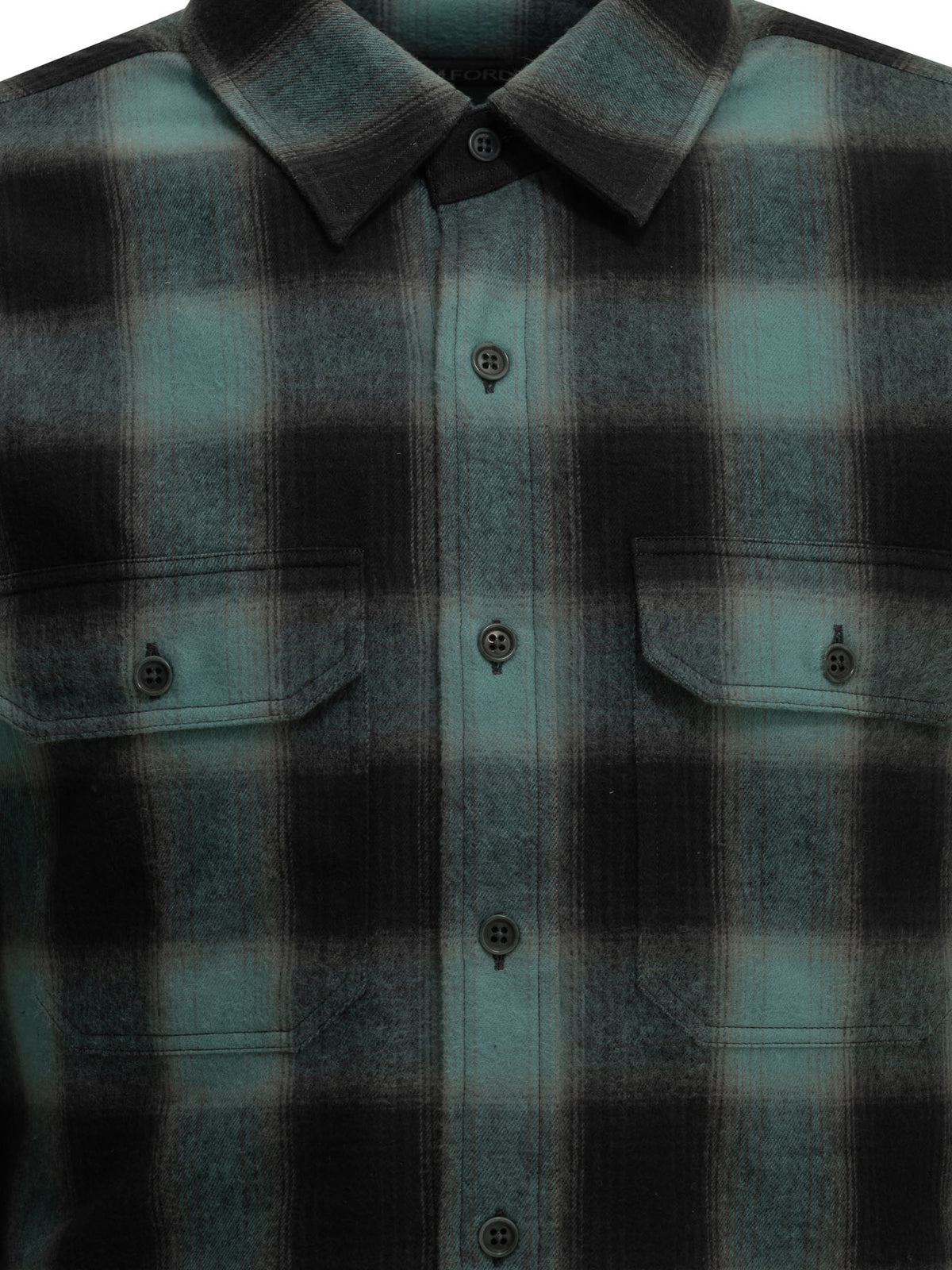 Tom Ford "Military" Casual Shirt - Light Blue