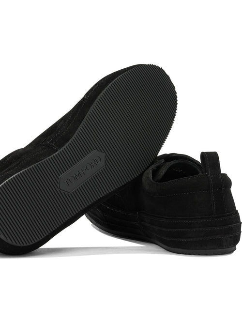 Tom Ford "Dean" Low-Top Sneakers - Black