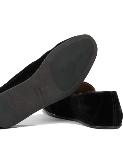 Tom Ford "Leo" Slipper - Black