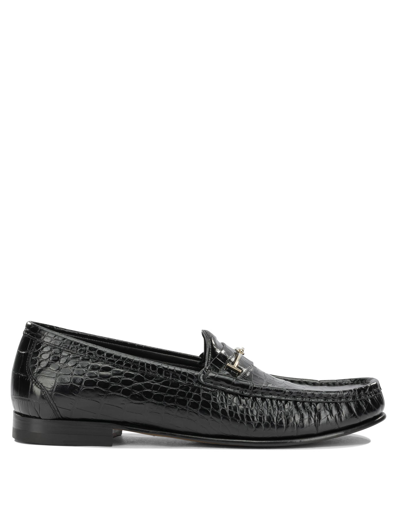 Tom Ford "Double T" Loafers - Black