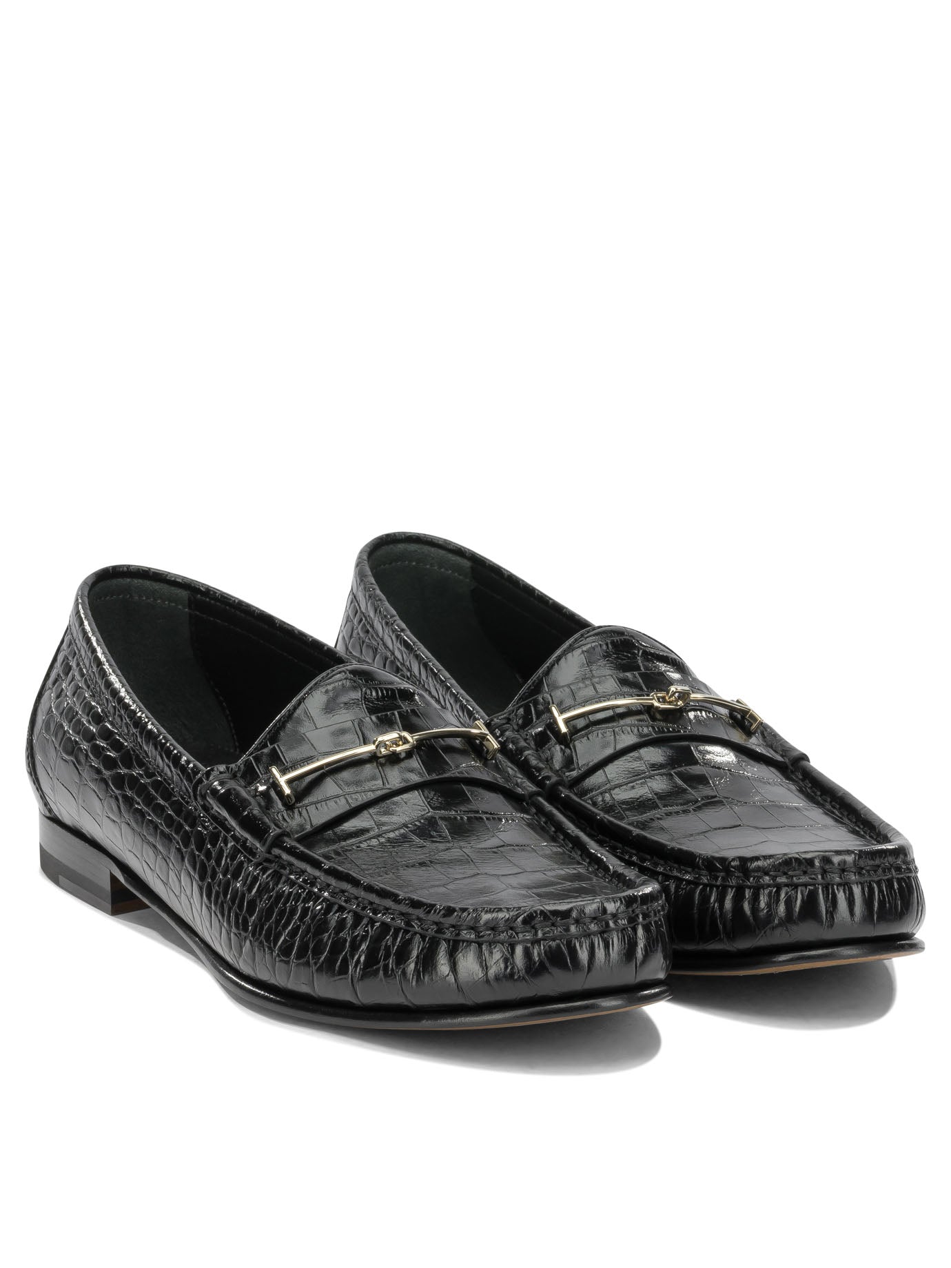 Tom Ford "Double T" Loafers - Black