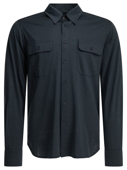 Tom Ford "Military" Casual shirt - Blue