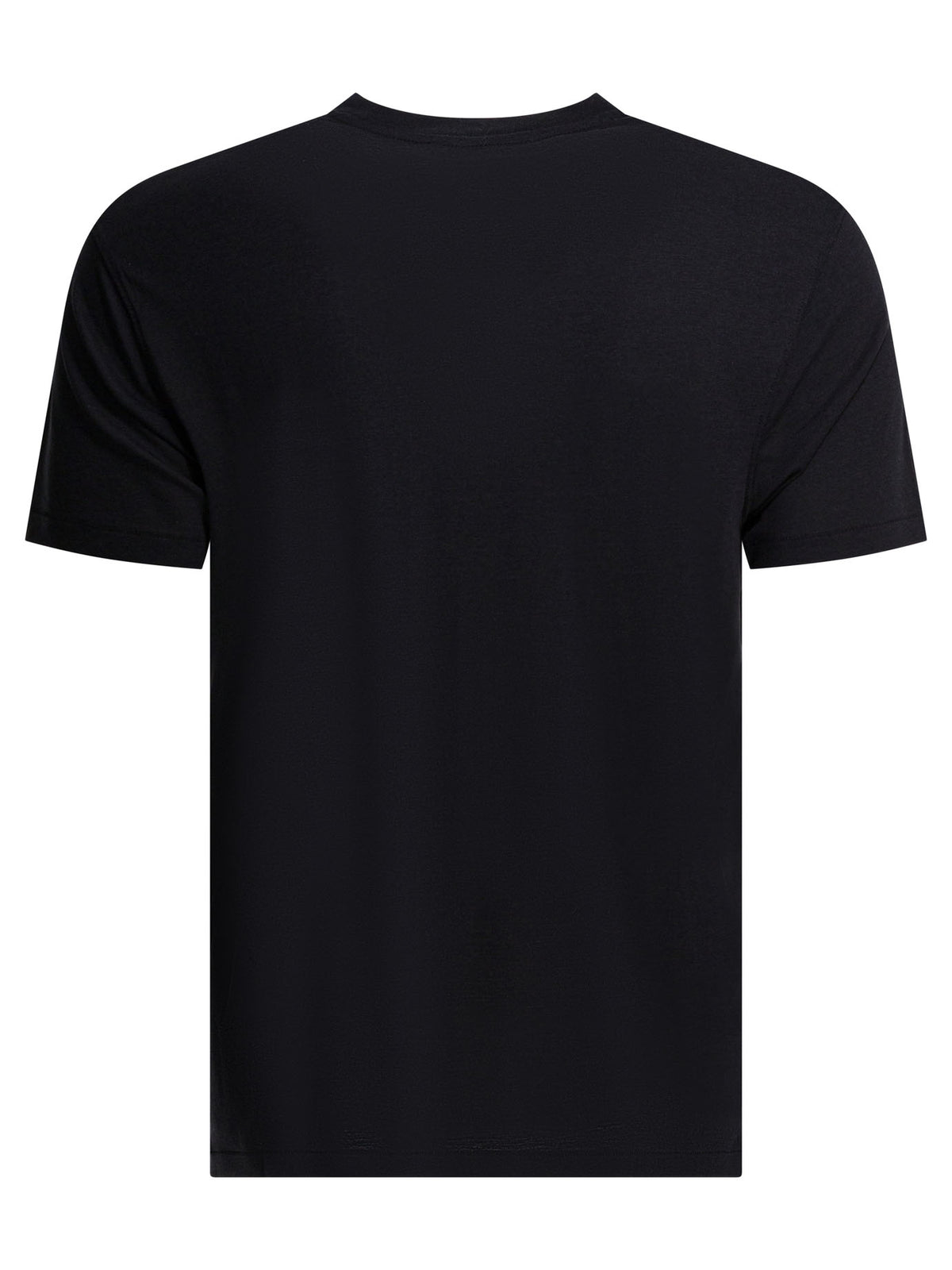 Tom Ford Round-neck T-shirt made of lyocell - Black