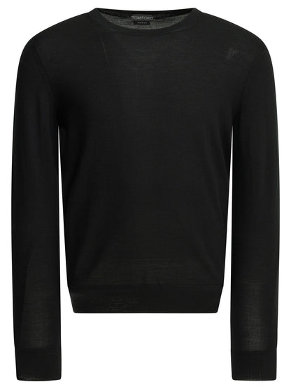 Tom Ford Wool crew neck sweater - Black