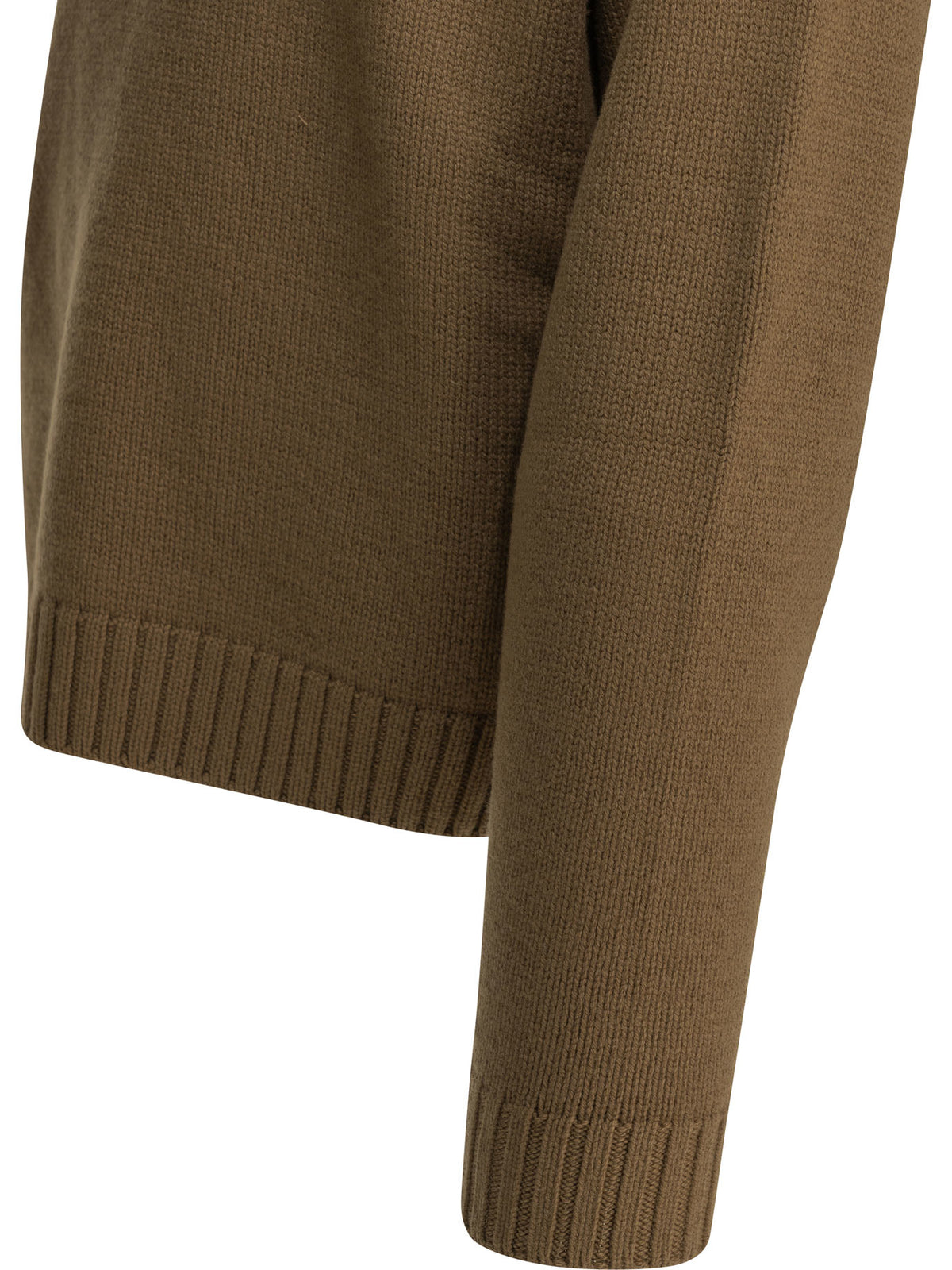 Tom Ford Cashmere wool blend half-zip sweater - Brown
