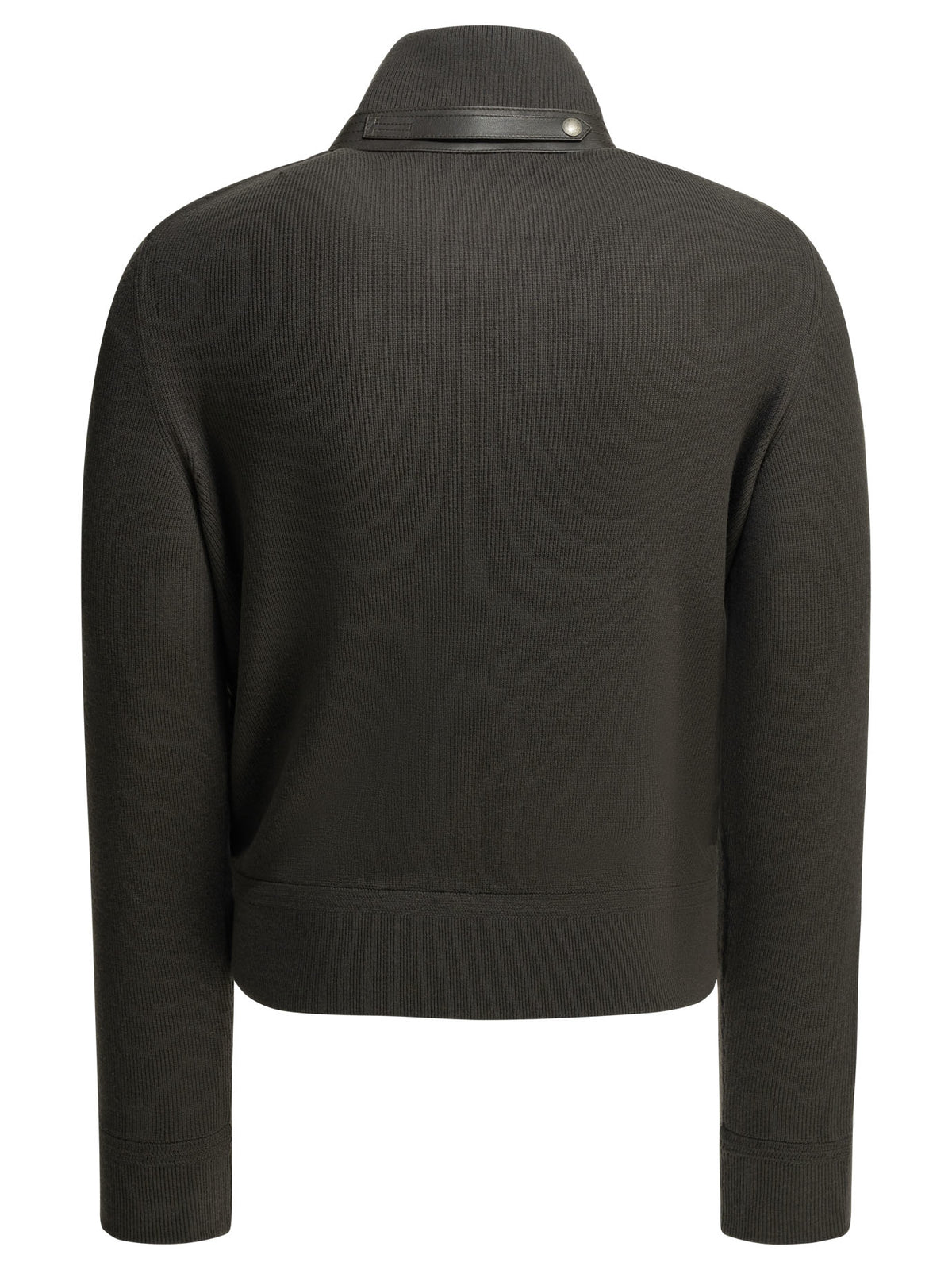 Tom Ford Nylon and wool short down jacket - Grey