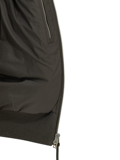 Tom Ford Nylon and wool short down jacket - Grey