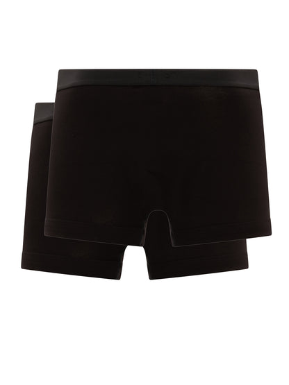 Tom Ford Cotton boxer shorts with logo - Black