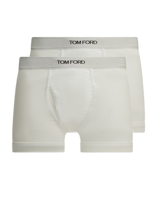 Tom Ford Cotton Boxer Shorts Set - White