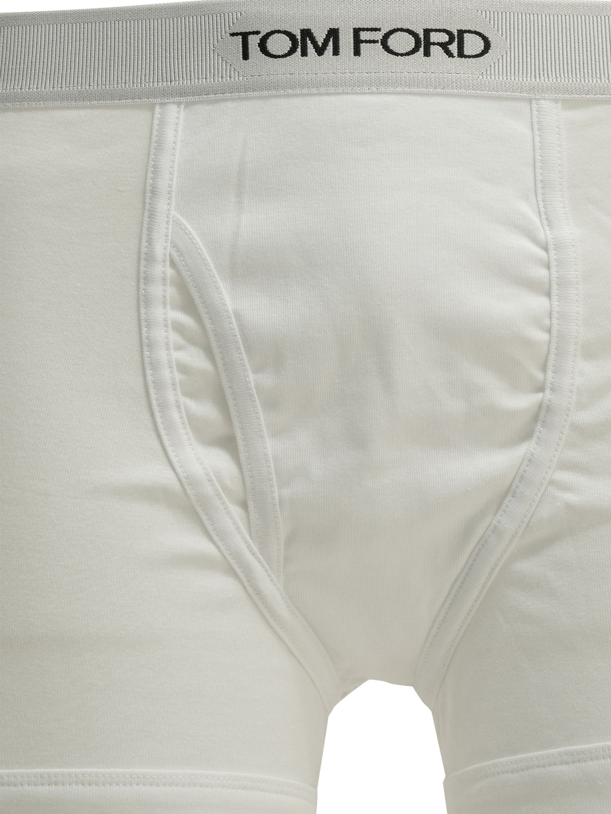 Tom Ford Cotton Boxer Shorts Set - White