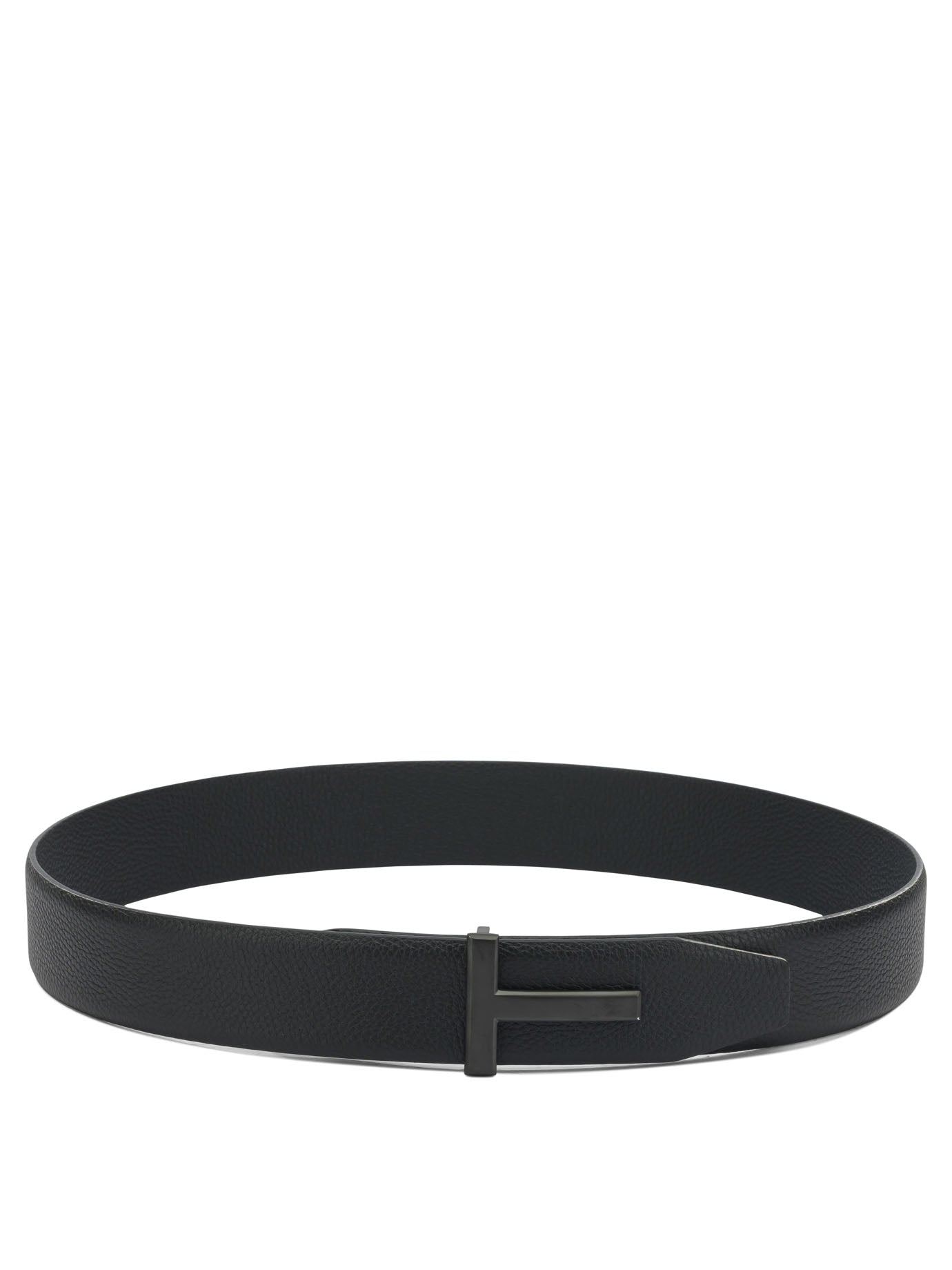 Tom Ford "T Icon" Leather belt - Black