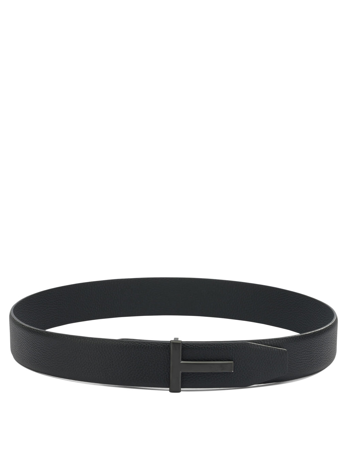 Tom Ford "T Icon" Leather belt - Black