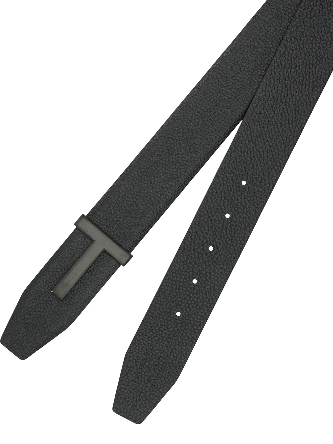 Tom Ford "T Icon" Leather belt - Black