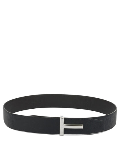 Tom Ford "T Icon" Reversible leather belt - Brown