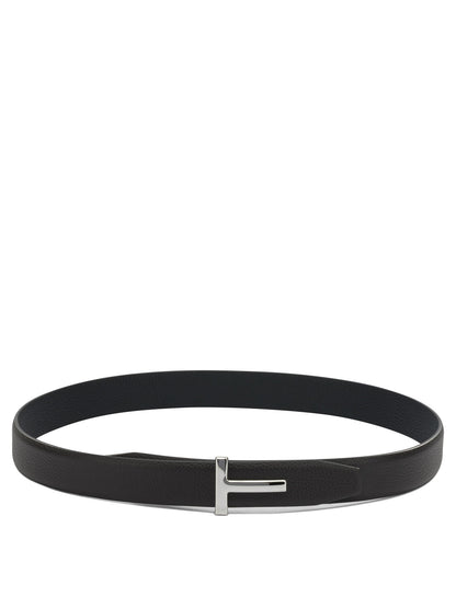 Tom Ford "T Icon" Reversible belt - Brown