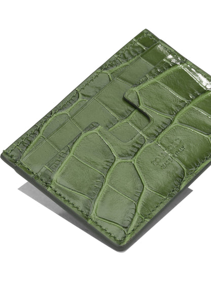 Tom Ford "Tejus T Line" Card Holder - Green