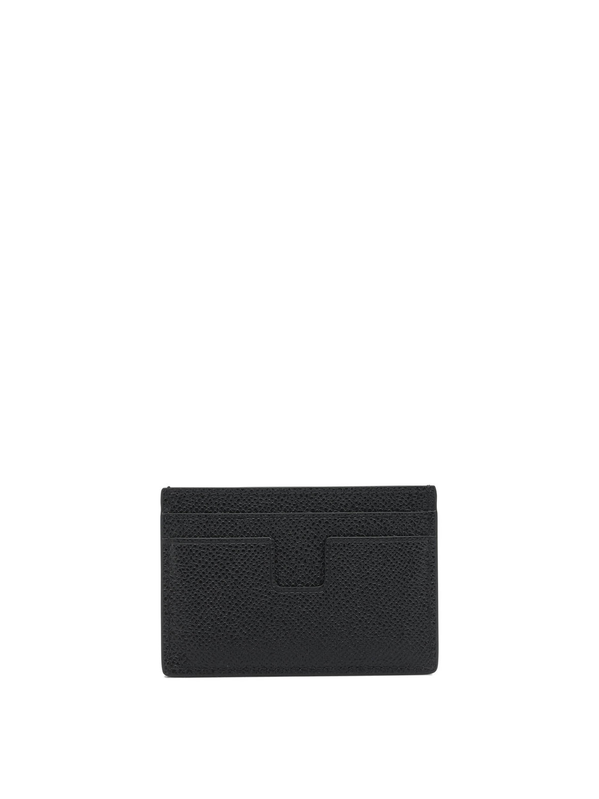 Tom Ford Leather Card Holder - Black