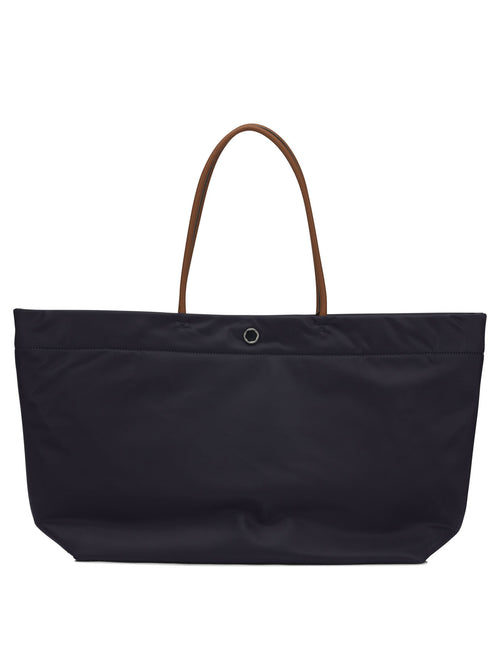 Tory Burch "Ella Twist" Large Shoulder Bag - Blue