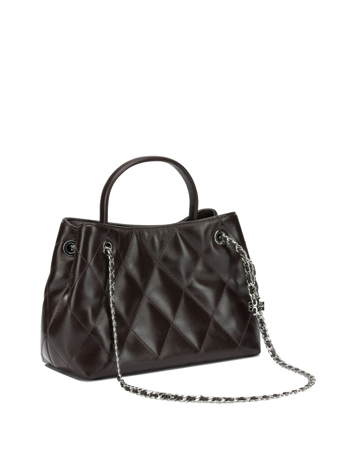 Tory Burch "Fleming" Small Handbag - Brown