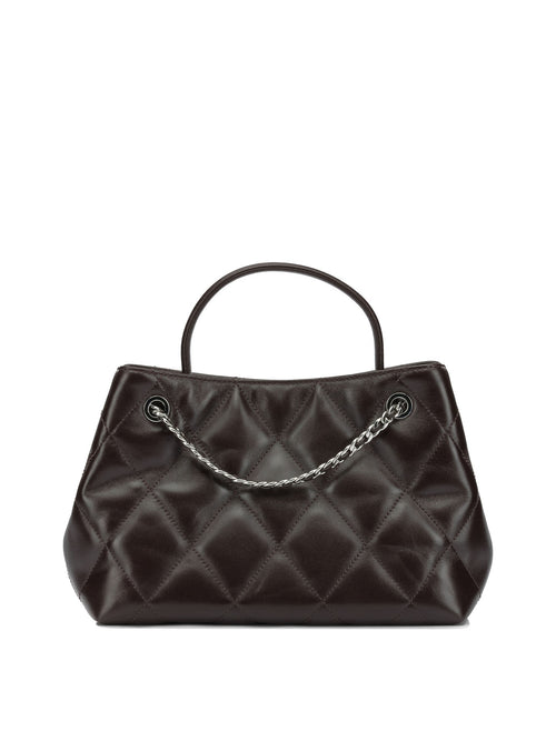 Tory Burch "Fleming" Small Handbag - Brown