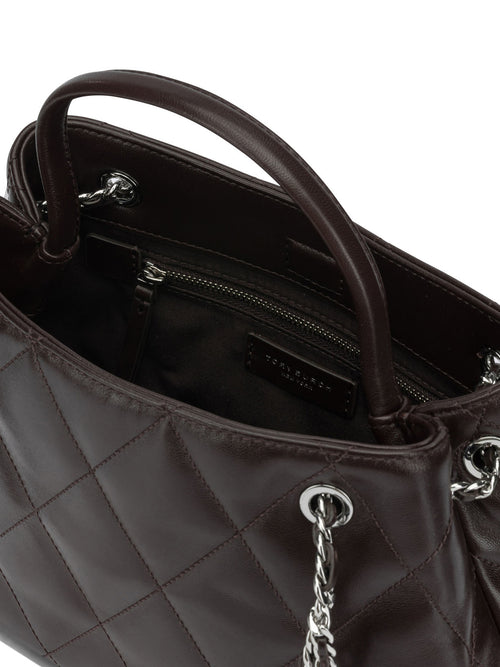 Tory Burch "Fleming" Small Handbag - Brown
